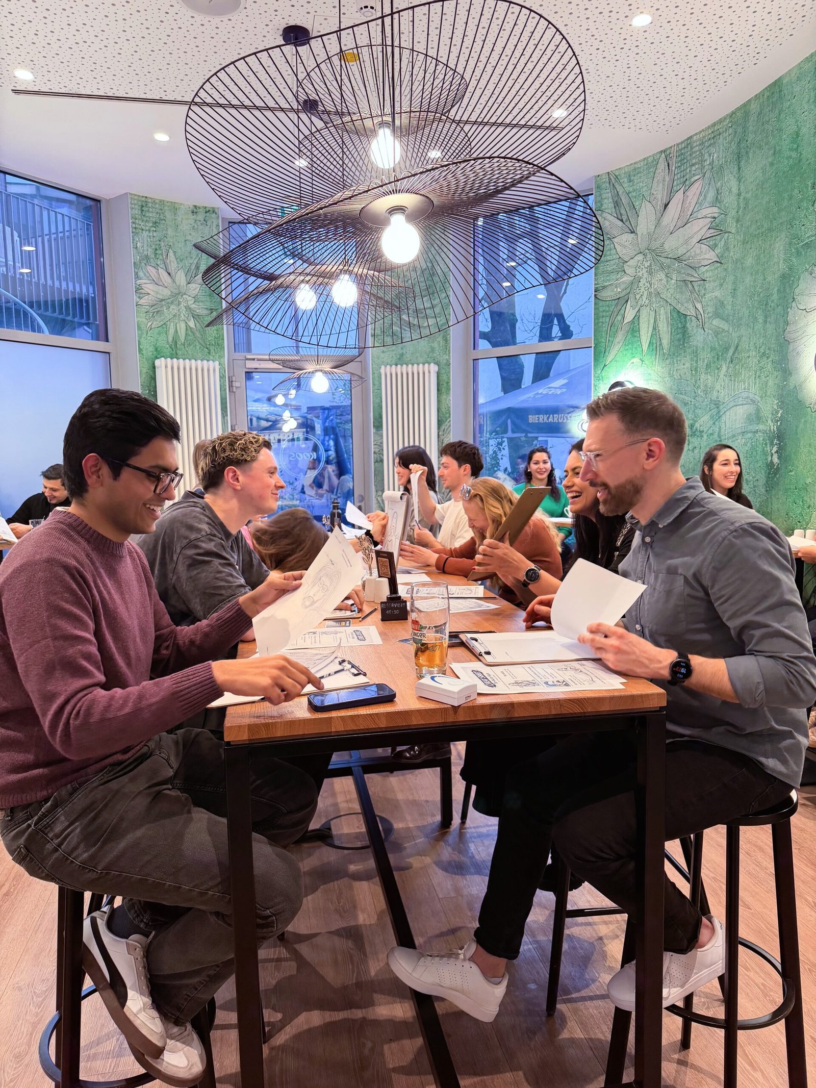 People meeting through art at Terrible Art Day Munich