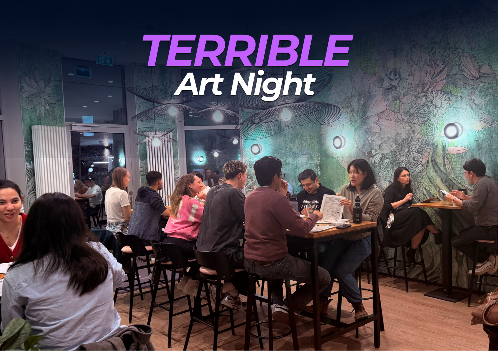 Terrible Art Night Munich – social drawing event to meet new people