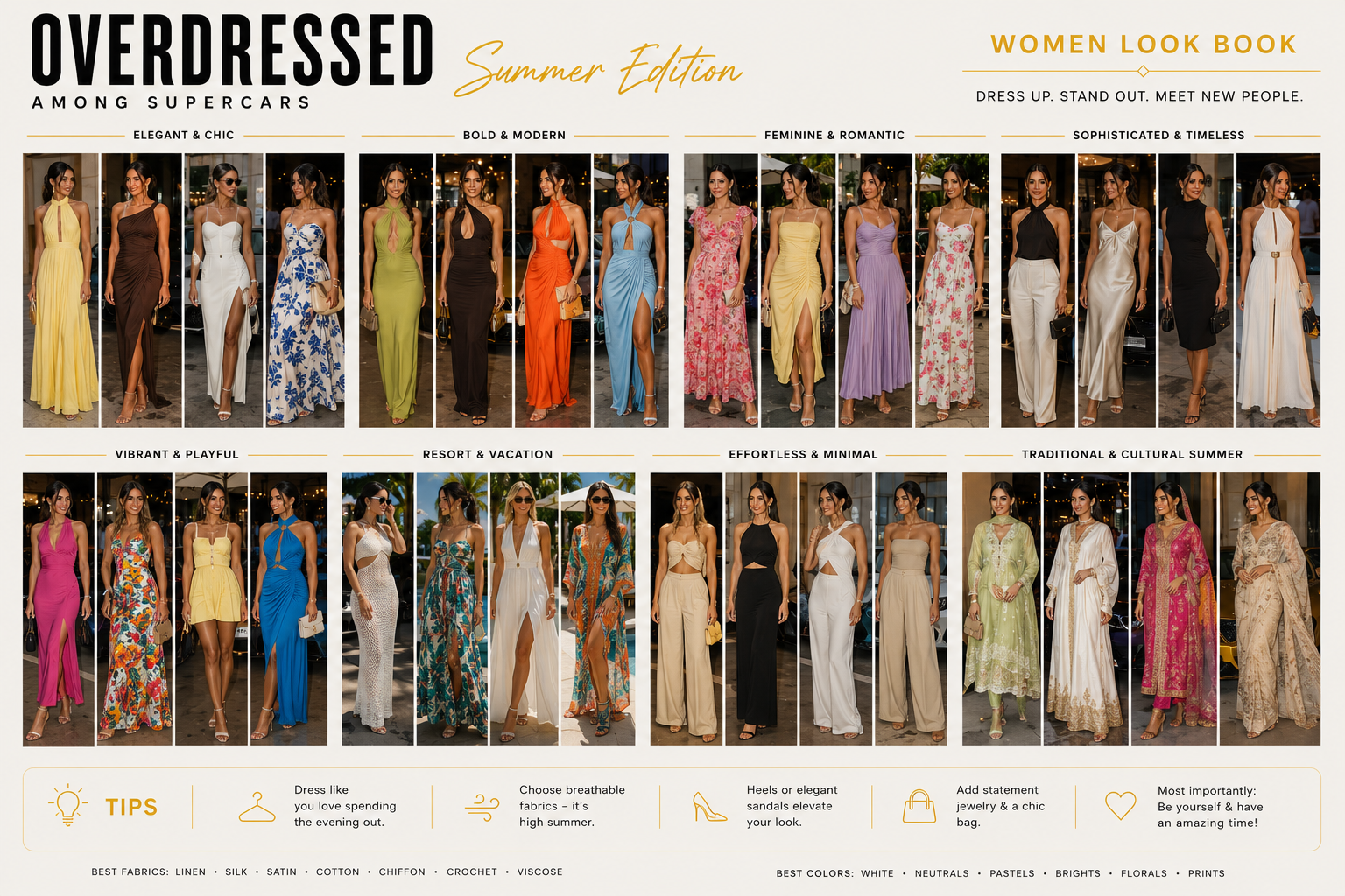 Elegant outfit ideas for an Overdressed event in Munich